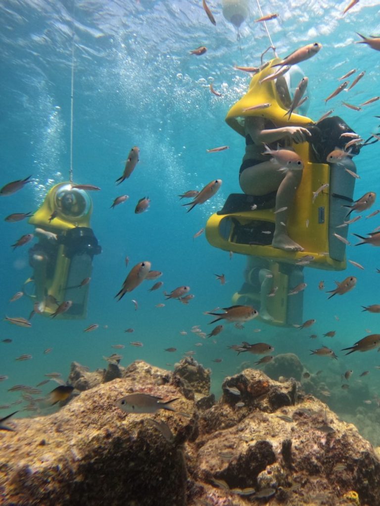 underwater scooter tours aquafari curacao