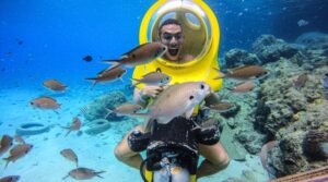Underwater Scooter tour in curacao